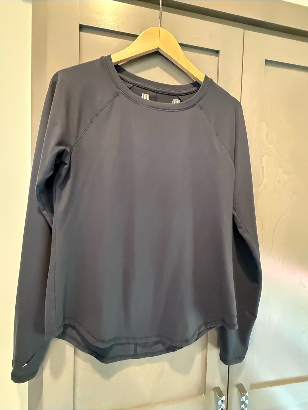 all in motion Slate Blue Long-Sleeve Crew Neck Sweatshirt